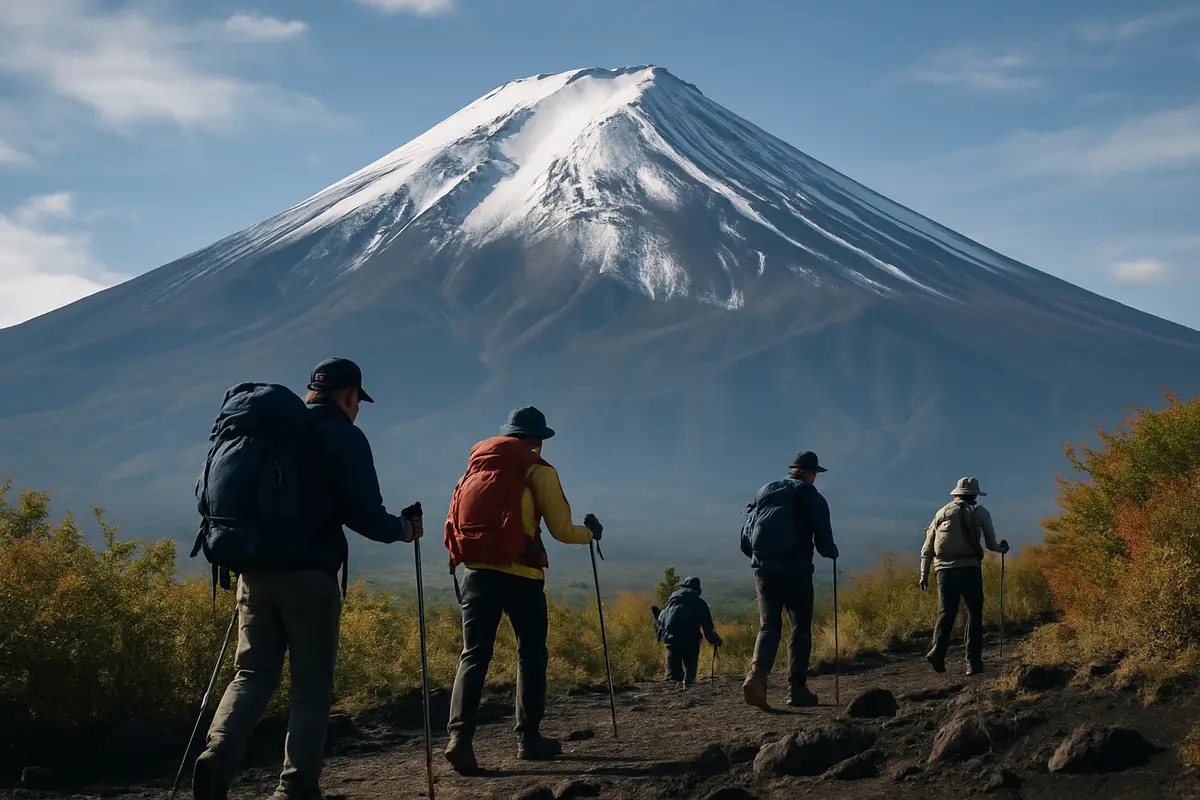 富士山の登山シーズンが始まる
