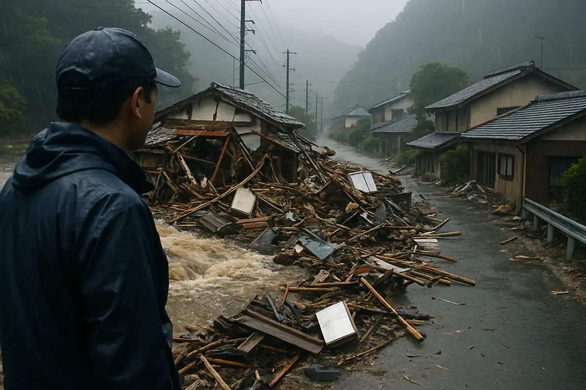 熊本県や大分県で大雨　被害が出る