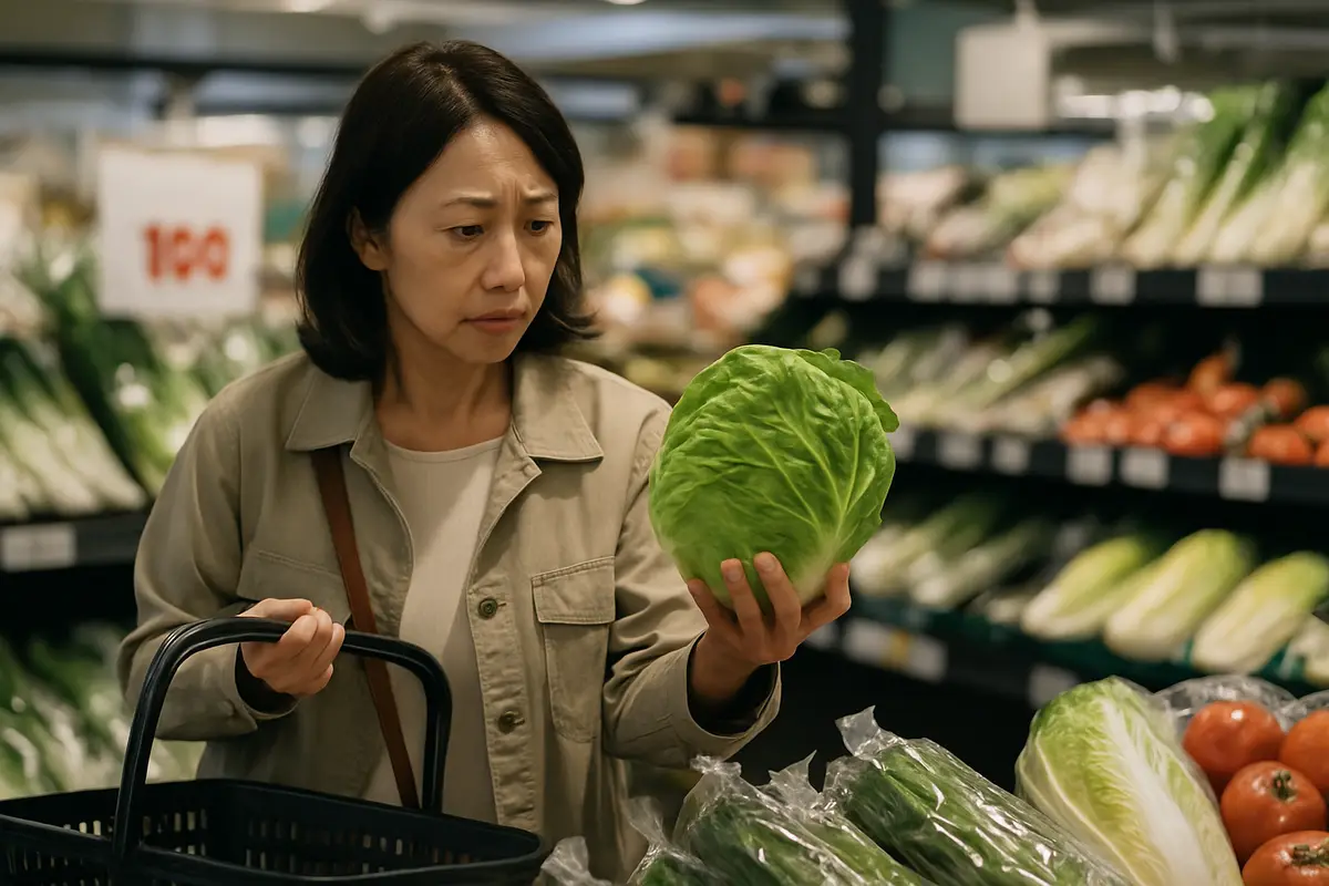 野菜の値段が高くなっている