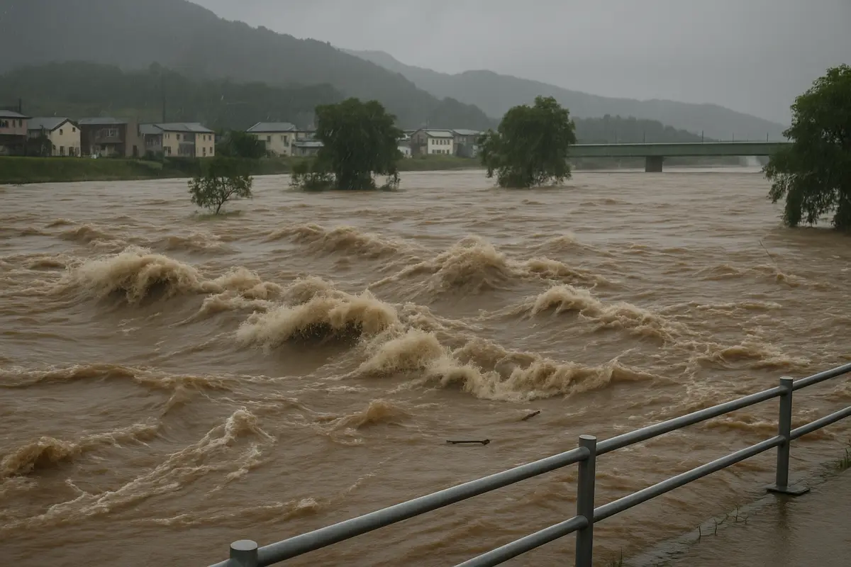 秋田県の子吉川に「氾濫特別警報」が出た