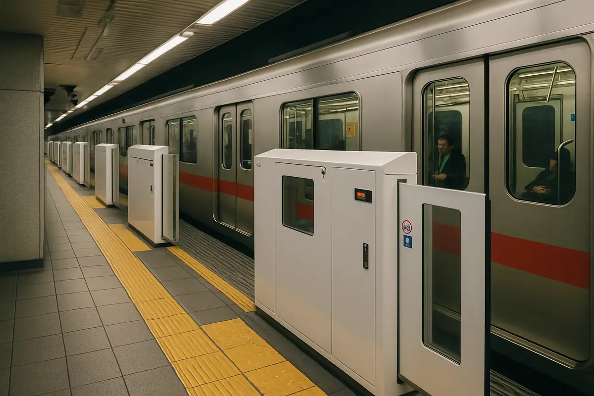 駅のホームドアが増えている