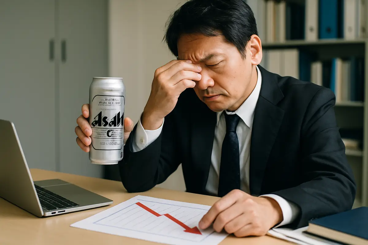 アサヒの利益が少なくなった
