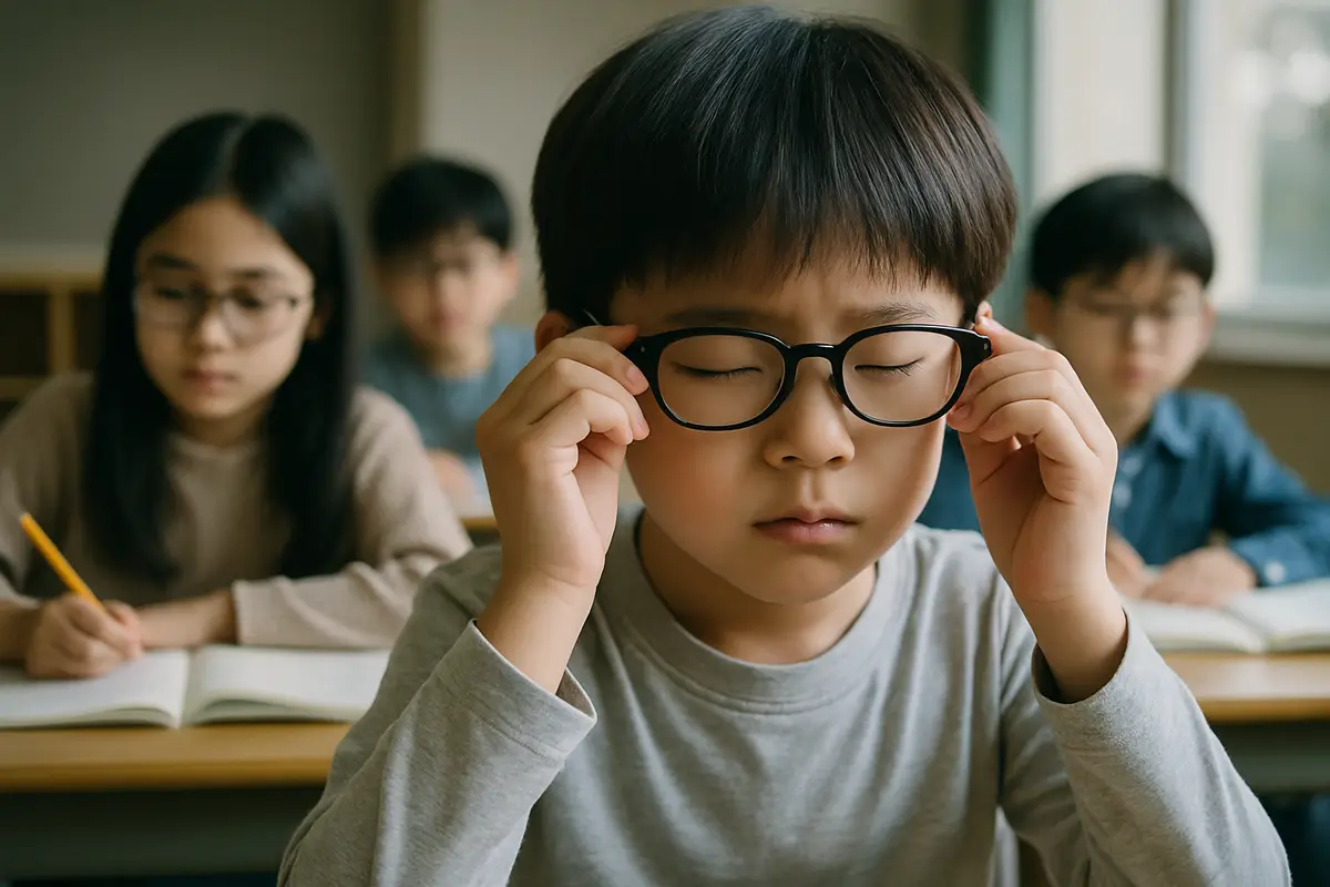 目が悪い子どもが増えている