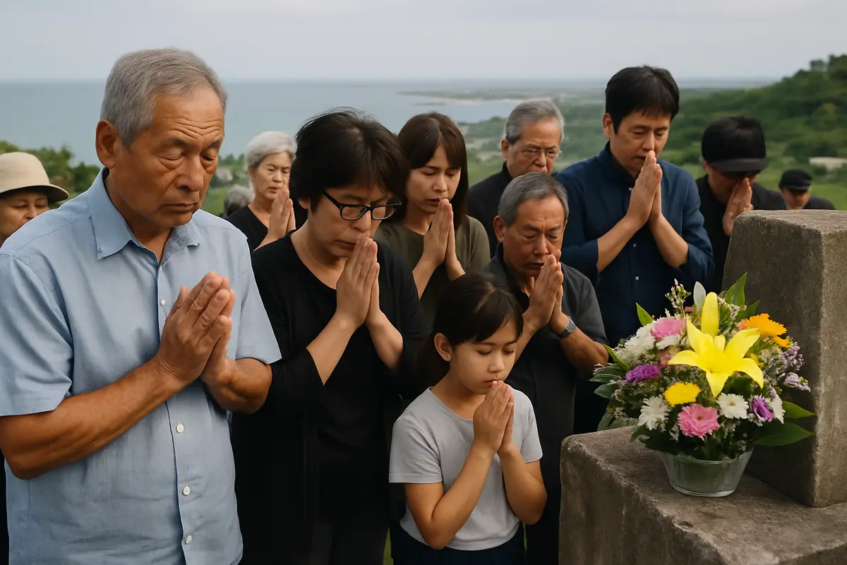 沖縄の戦いから81年　みんなで祈る