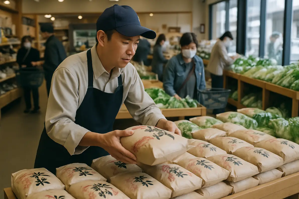 新米が店に並び始める