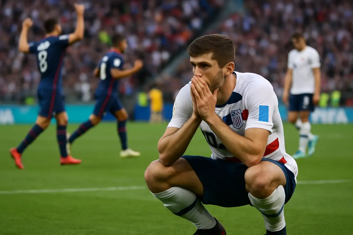 サッカーワールドカップ　アメリカが負ける