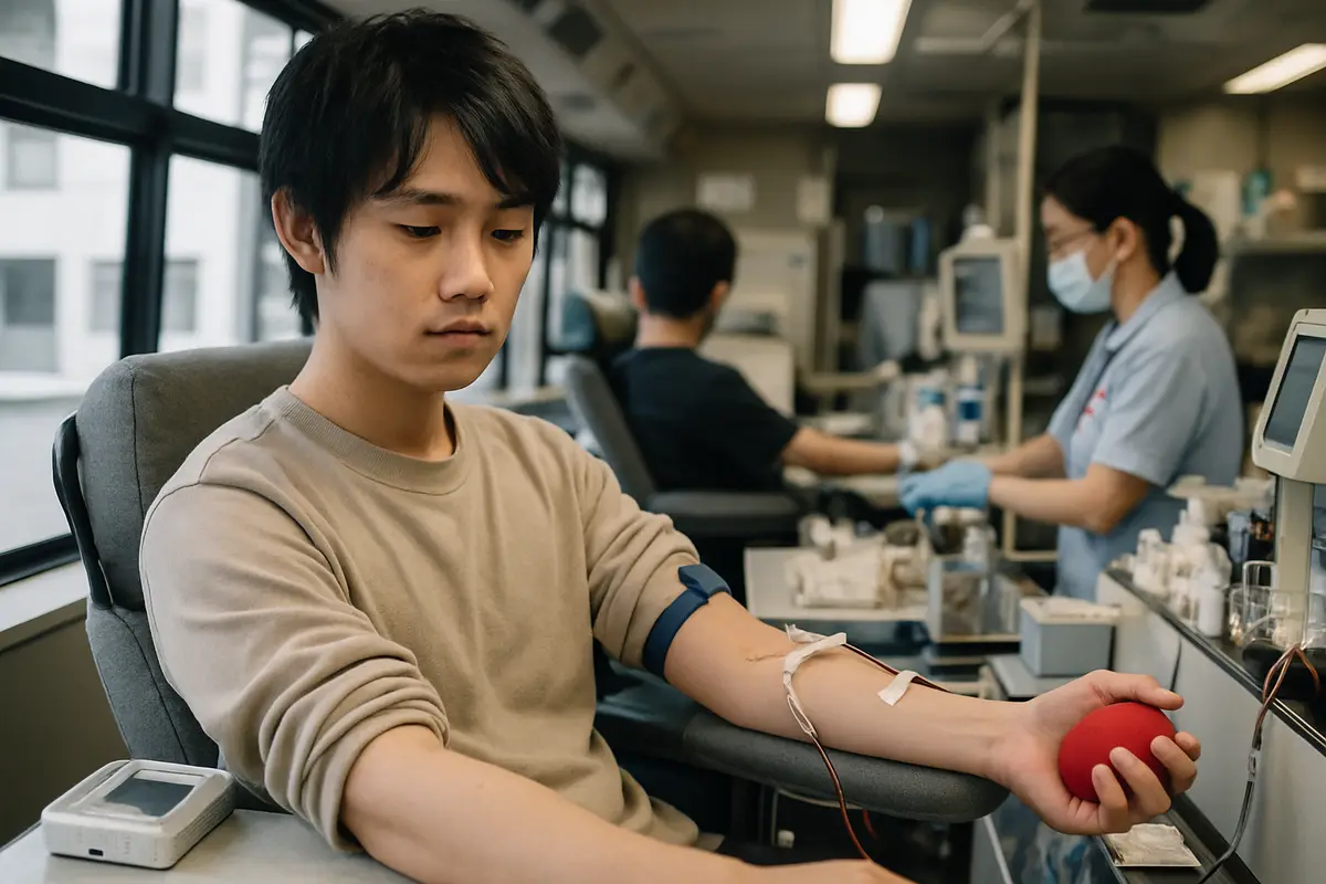 若い人の献血が減っている