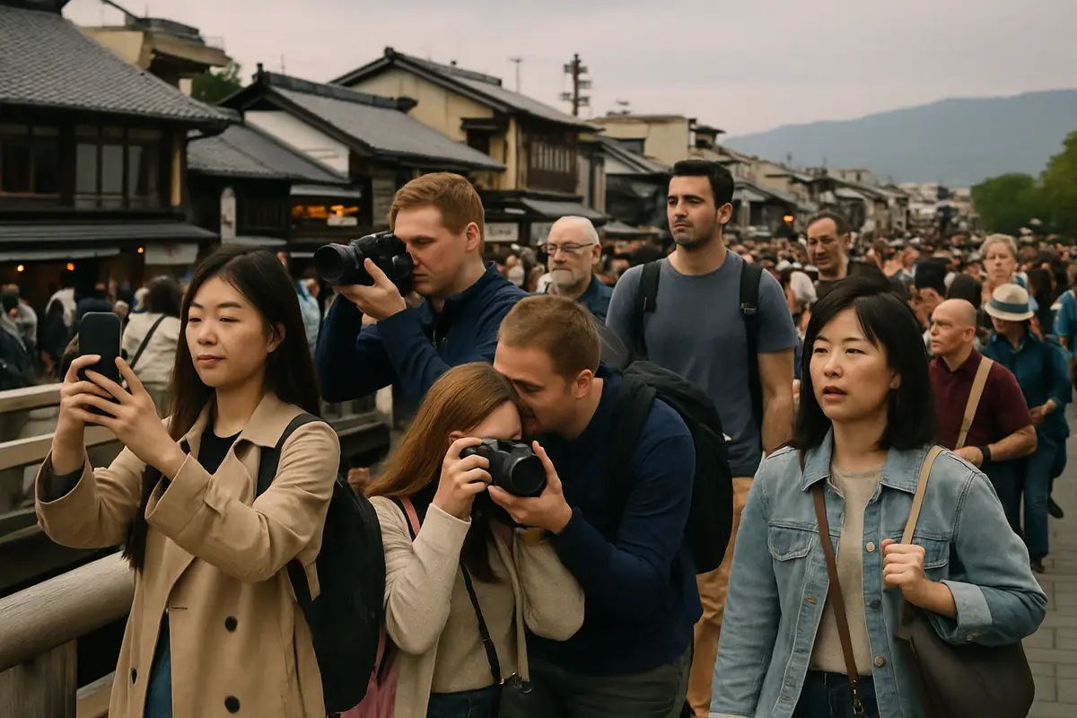 日本に来る観光客が増えた