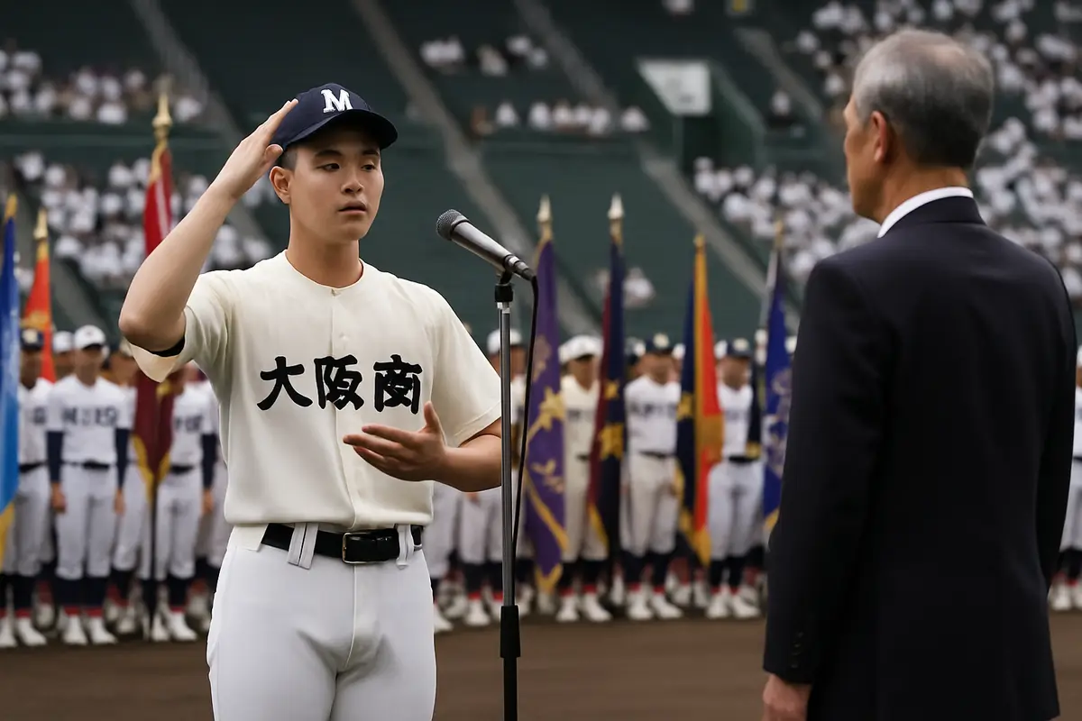 甲子園の開会式で初めて手話を使う