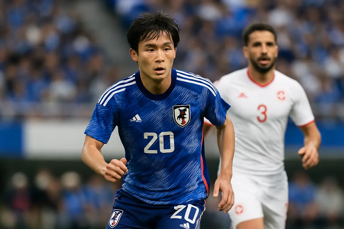 サッカー日本代表　21日にチュニジア戦