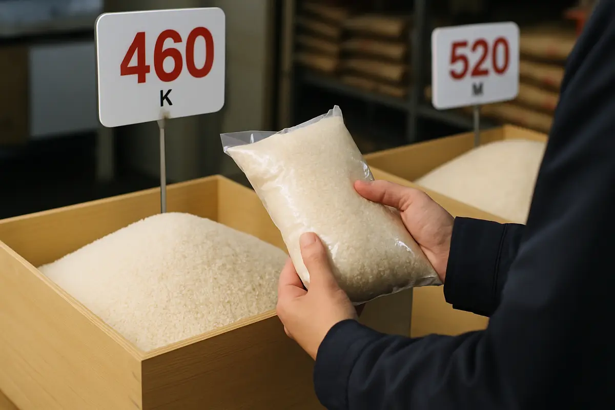 お米の値段が高くなっている