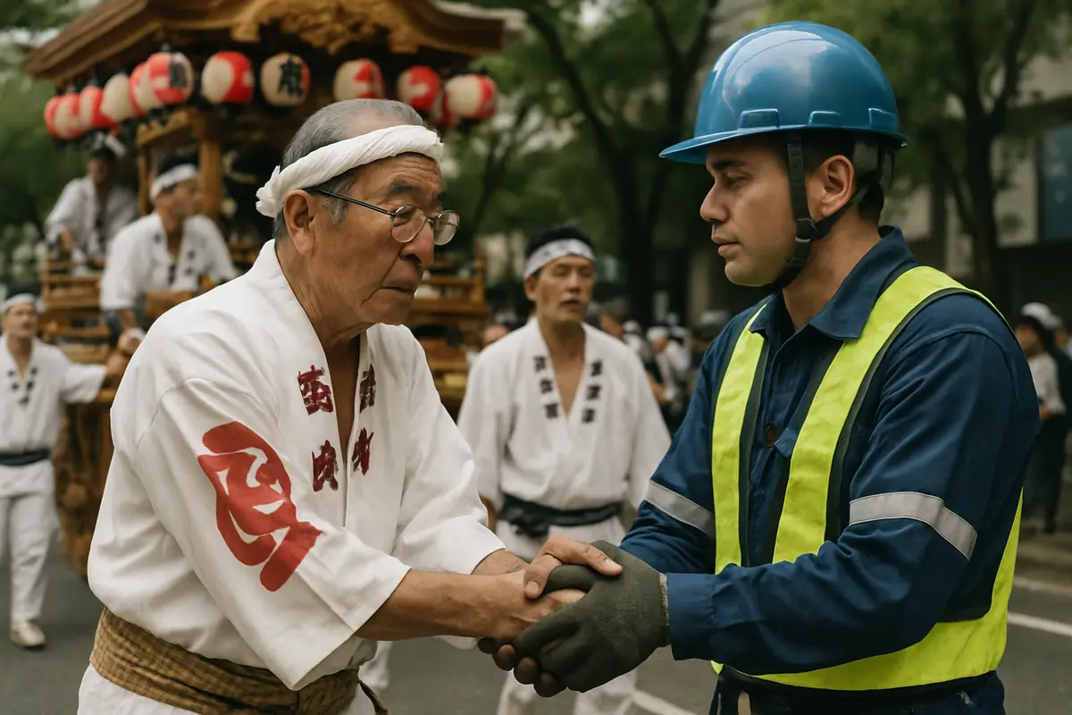 祭りを守るために外の力を借りる