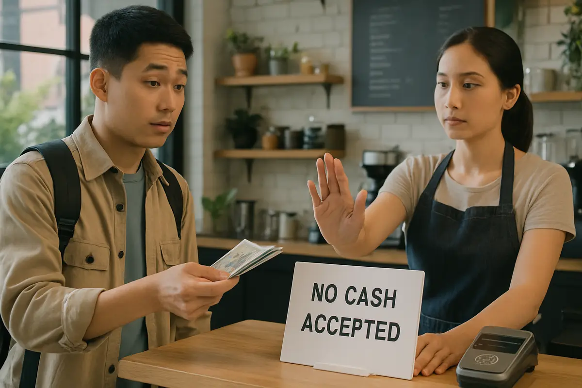 現金を使わない店が広がる