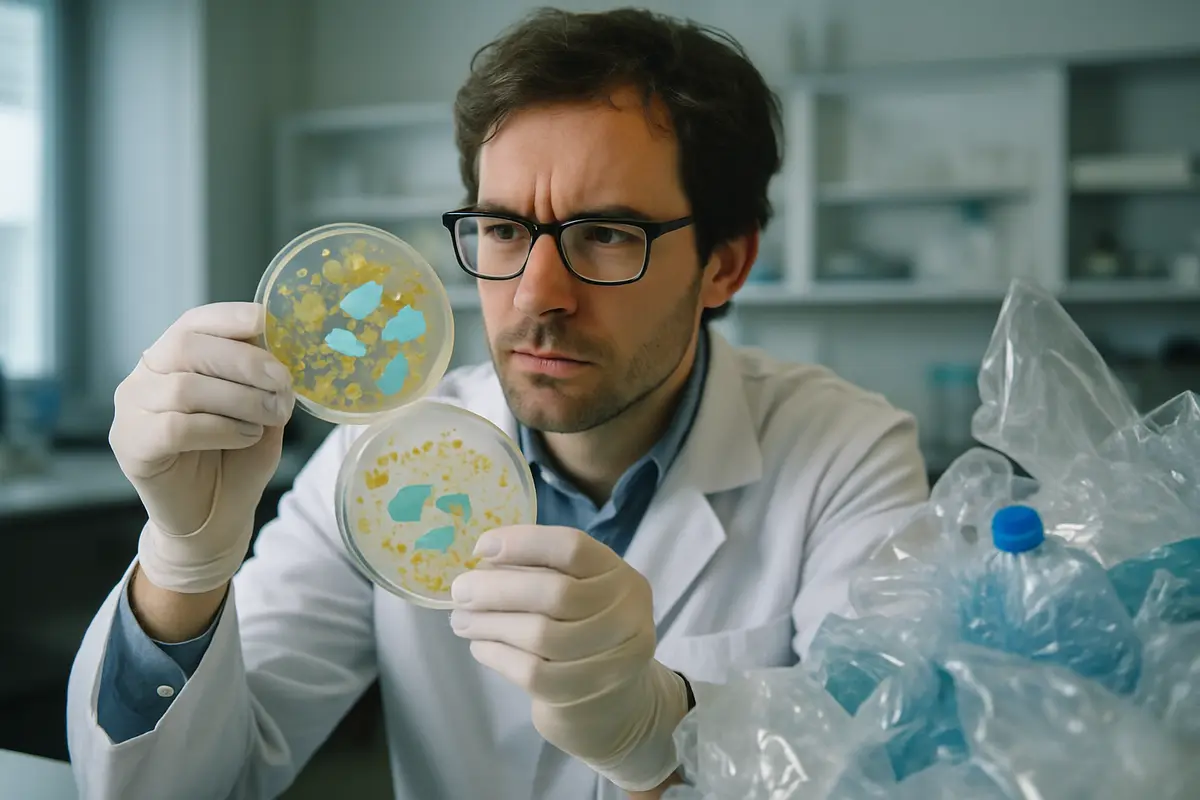 プラスチックを食べる細菌を発見