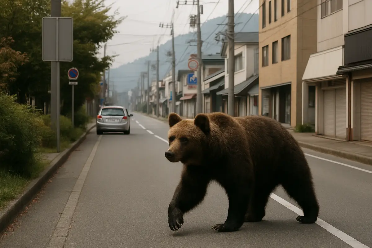 クマが町に出てくる　秋は特に注意が必要