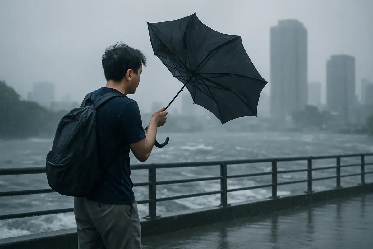 台風6号　関東と東北はまだ気をつけて