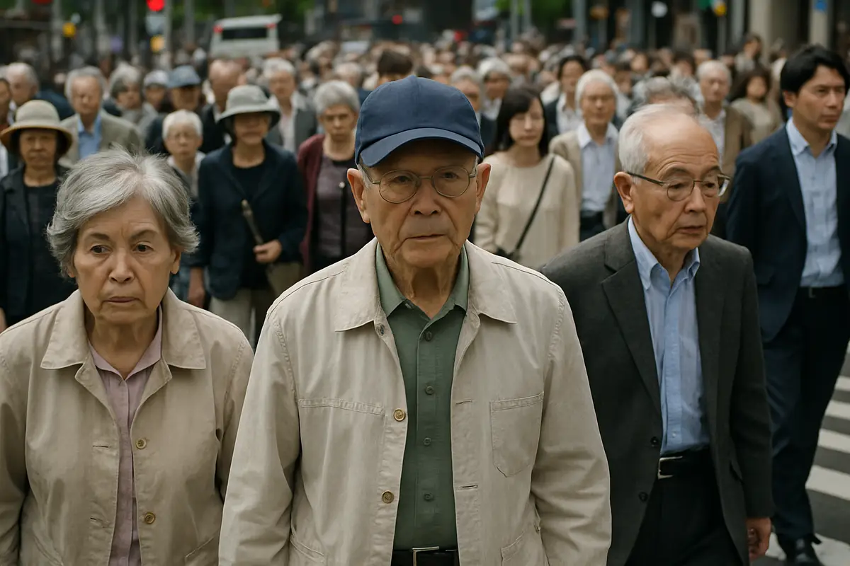 65歳以上の人が人口の約3割に