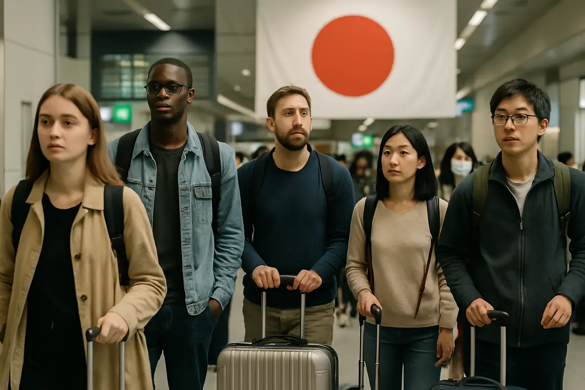 日本に来る外国の人が増えている