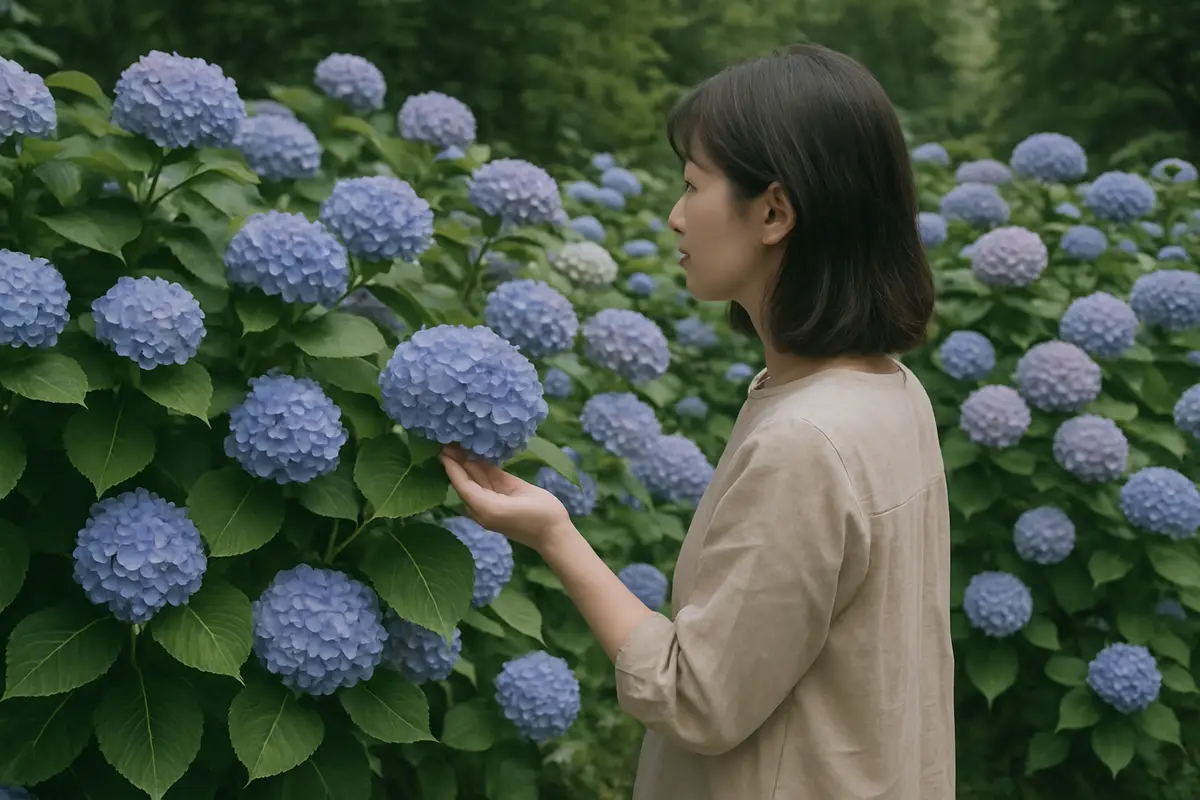 あじさいの花がきれいな季節