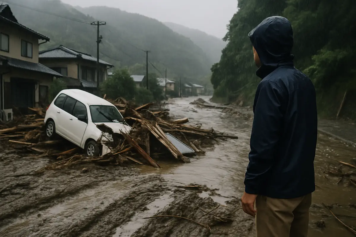 熊本県と鹿児島県で大雨の被害が出た