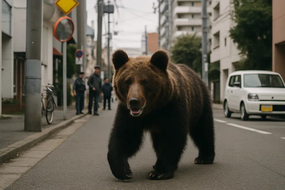 市街地にクマが現れる被害が相次ぐ