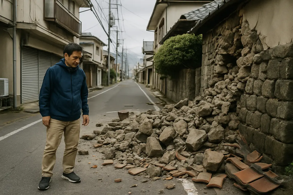 山梨県で震度6弱の地震　けが人なし