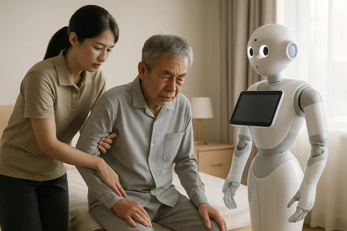 介護の現場で働くロボットが増える