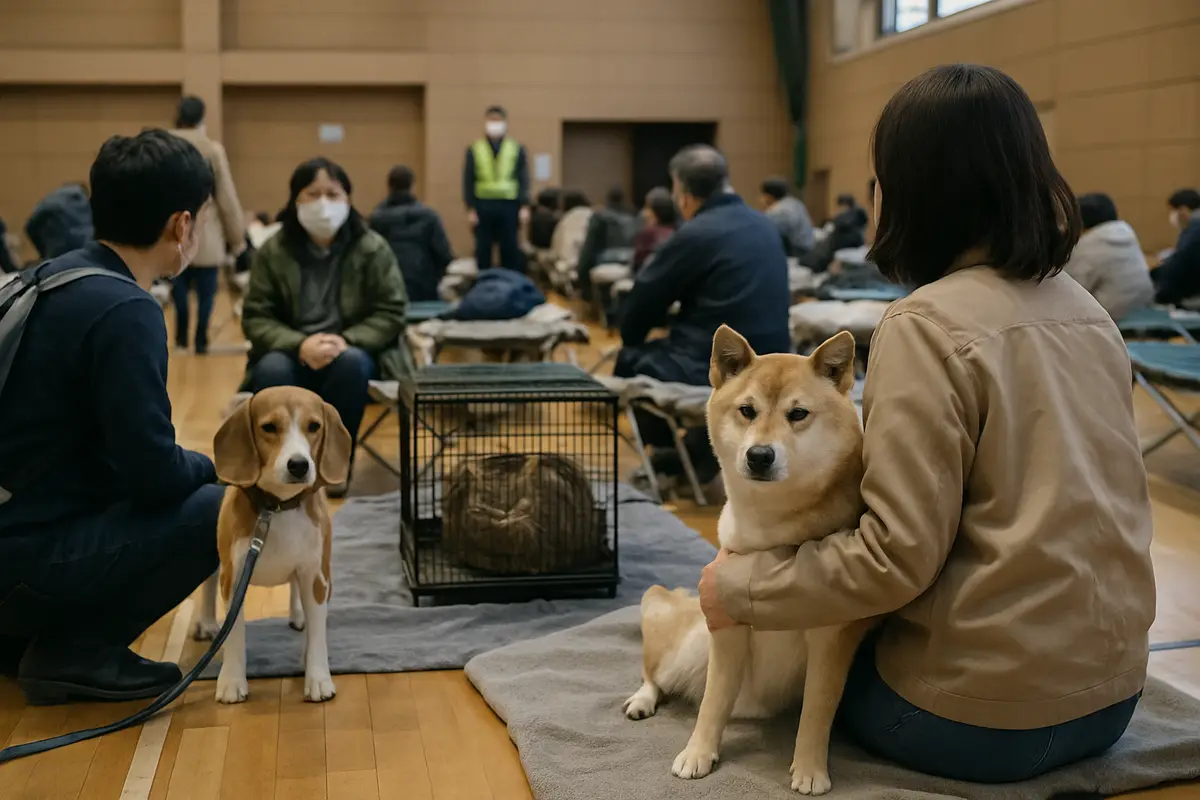 ペットと一緒に逃げられる場所が増える
