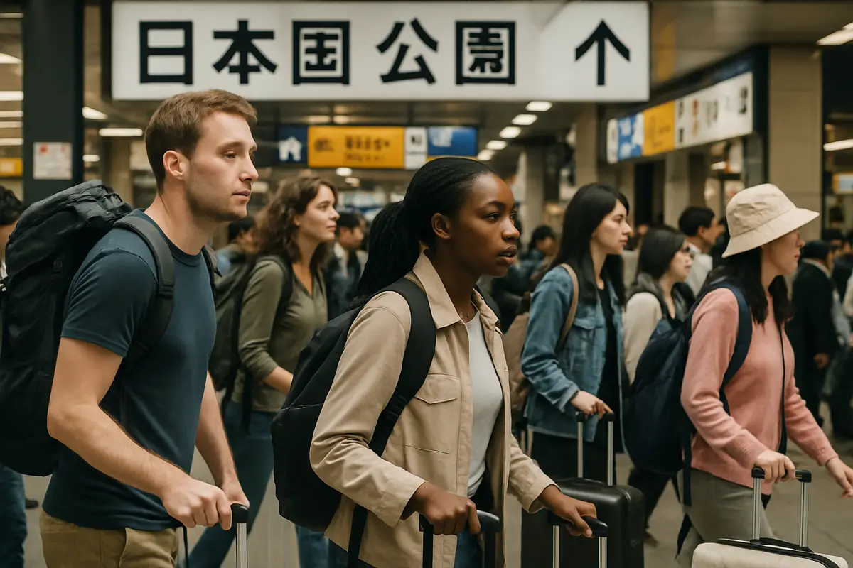 日本に来る外国の人が増えている