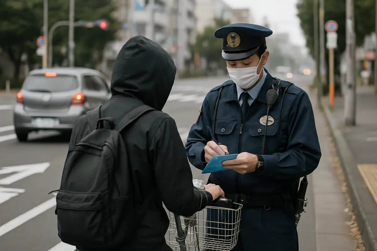 自転車の違反に「青切符」　始まって半年