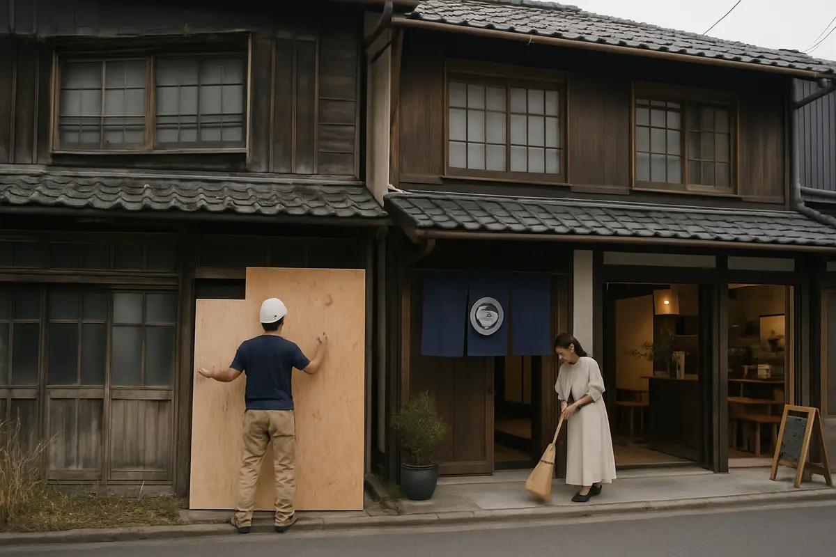 増える空き家を宿や店に生かす