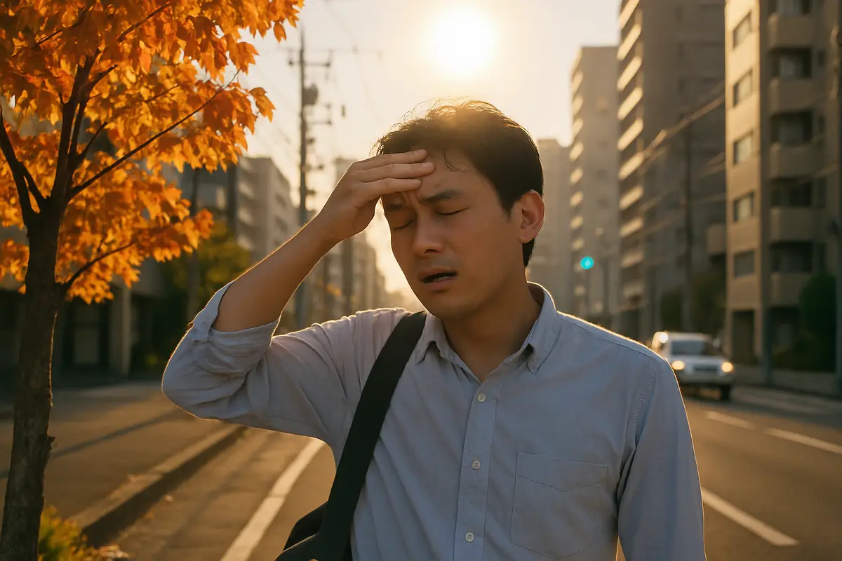 秋になっても暑い日が続く