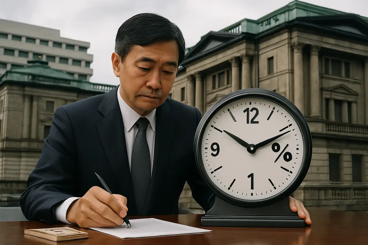 日本銀行　利子を1%にする