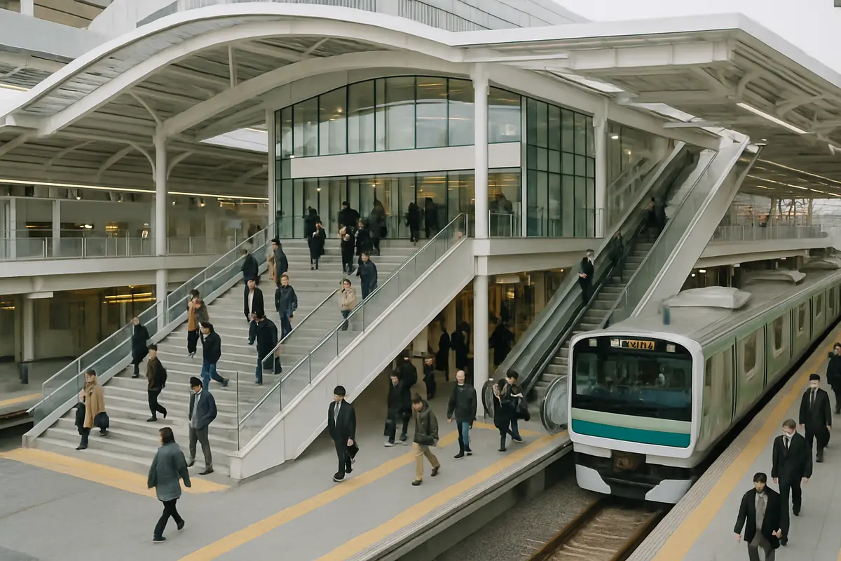 東京に新しい駅ができた