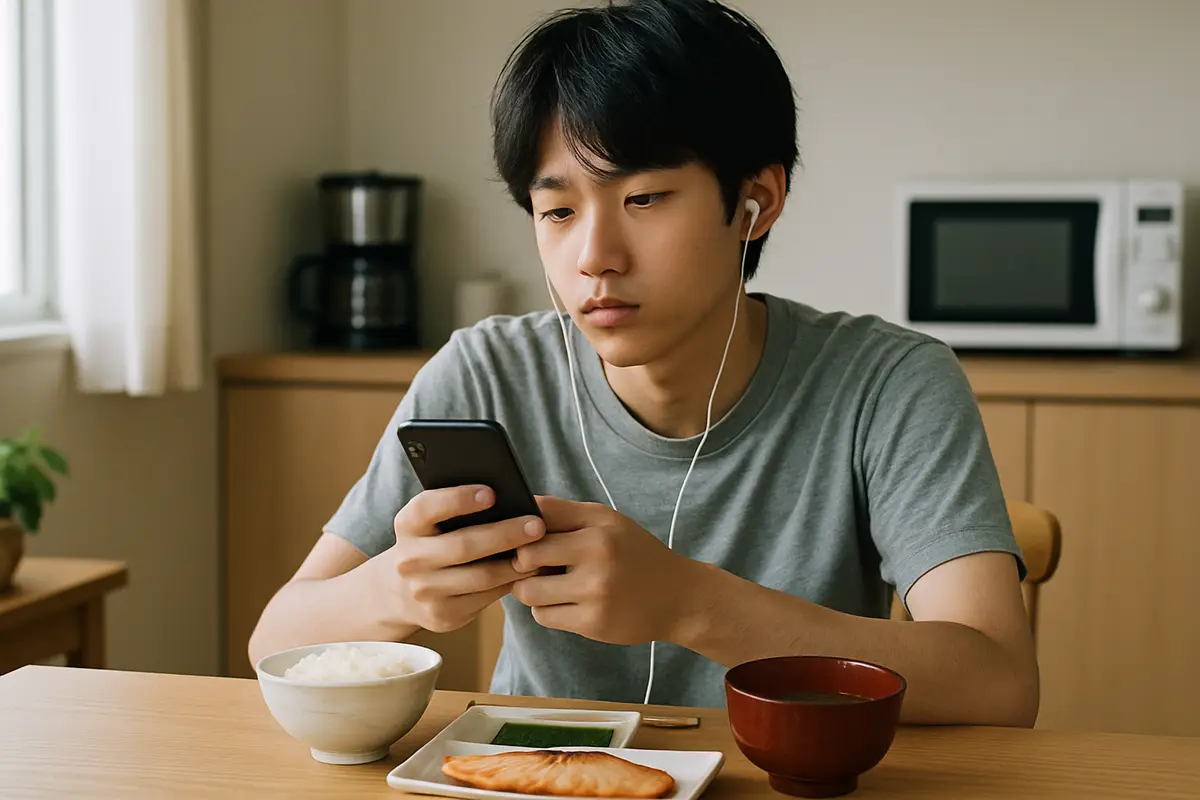 朝ごはんを食べない若い人が増えている