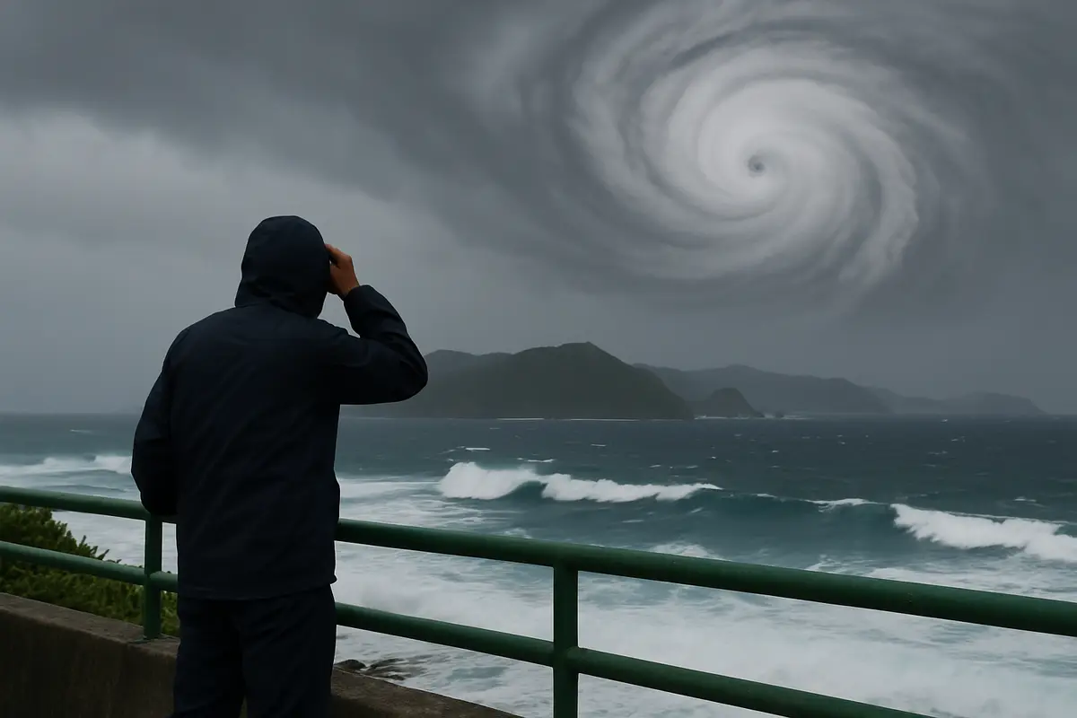 台風13号が沖縄と奄美の近くを進んでいます
