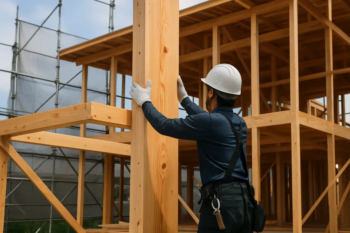 国産の木材を建物に使う動きが広がる