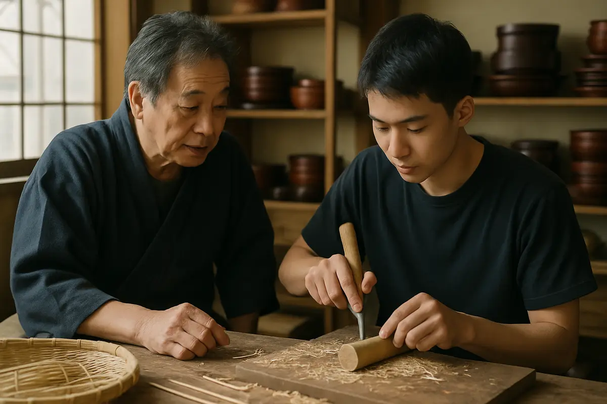 伝統工芸の技を若者に伝える取り組み