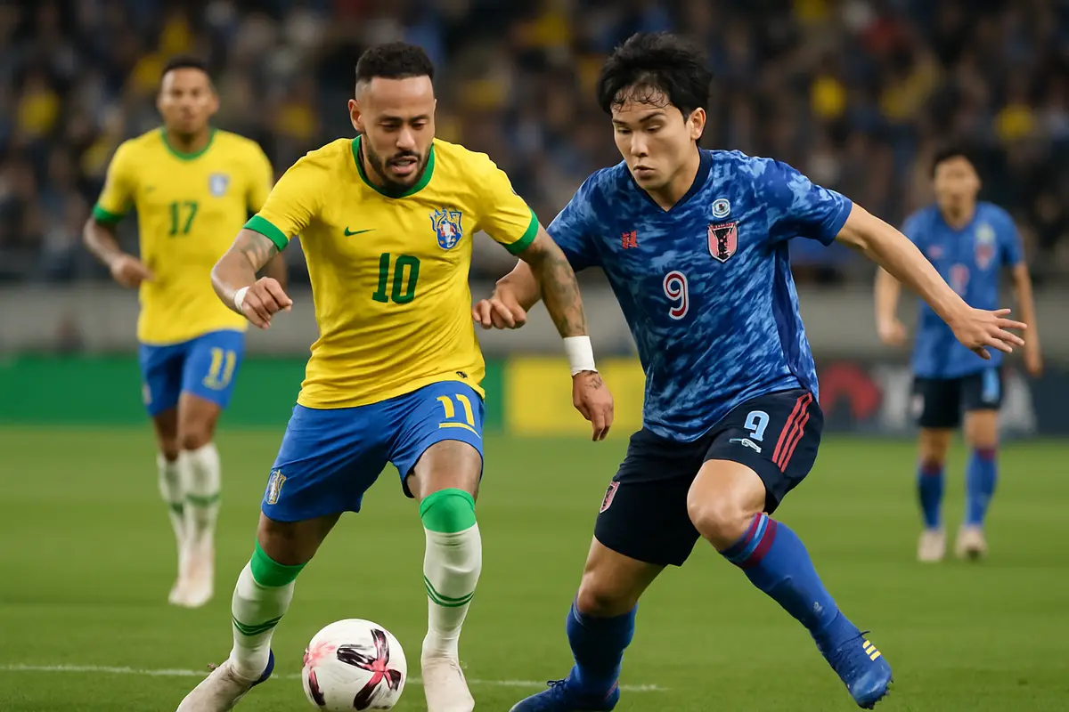 日本はブラジルに1対2で負けた