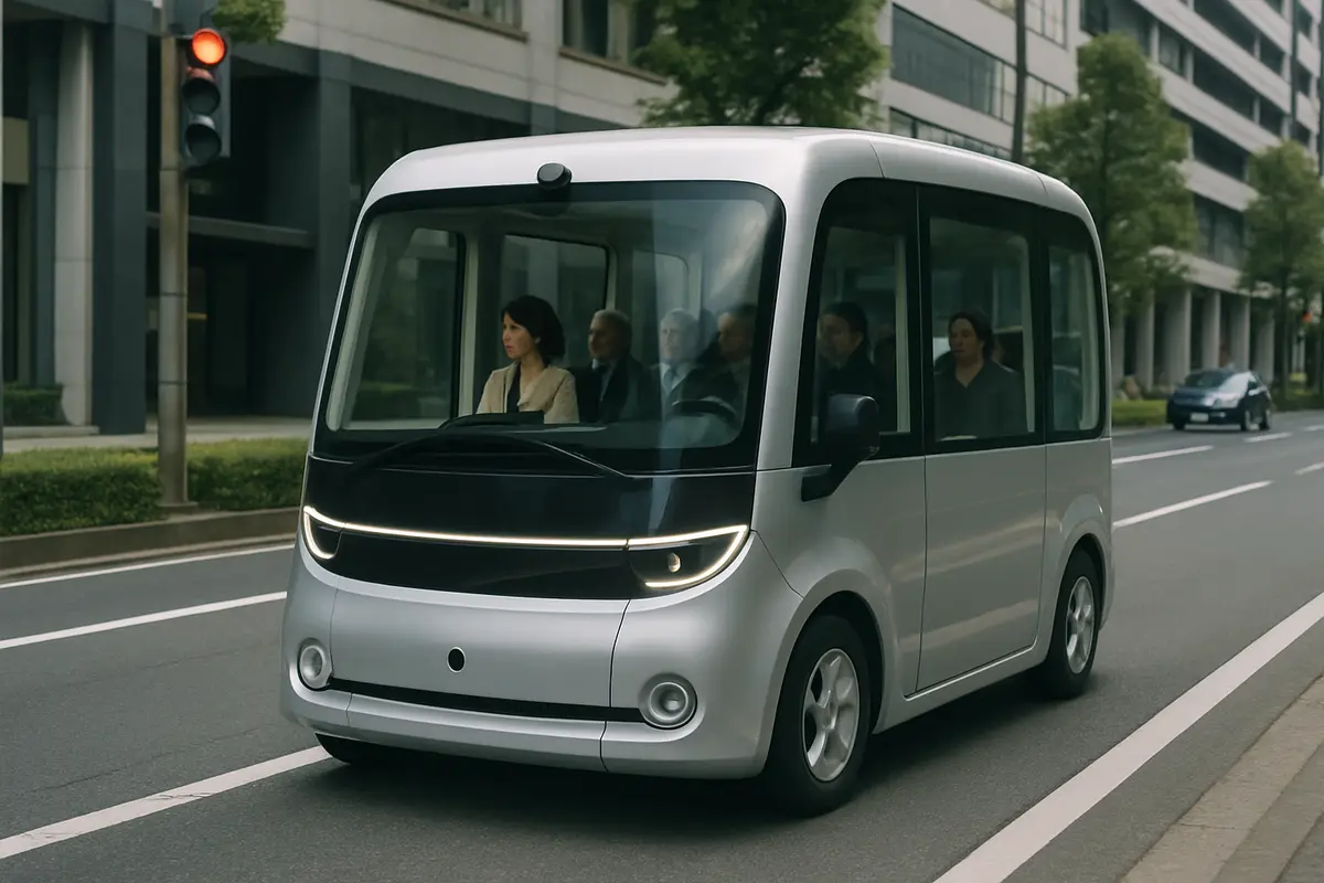 運転手のいないバスが走り始めた