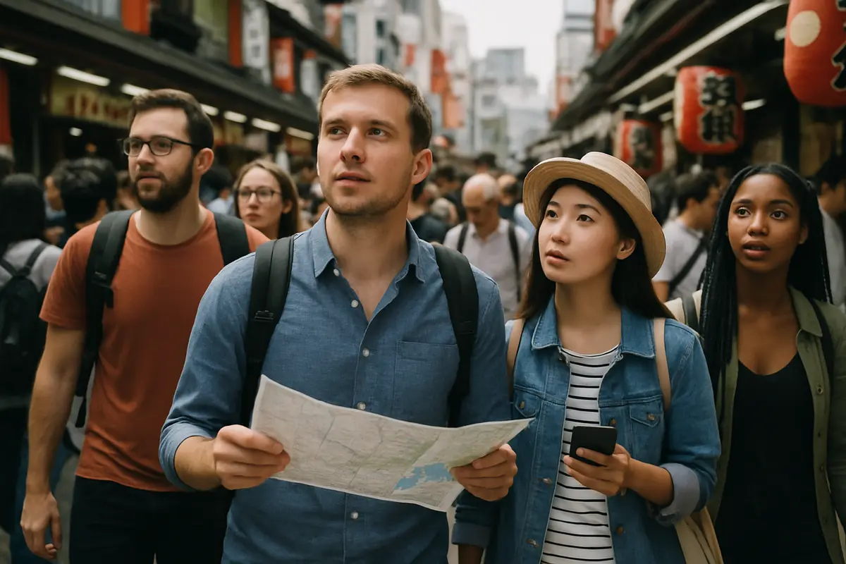 日本に来る外国人旅行者が増える