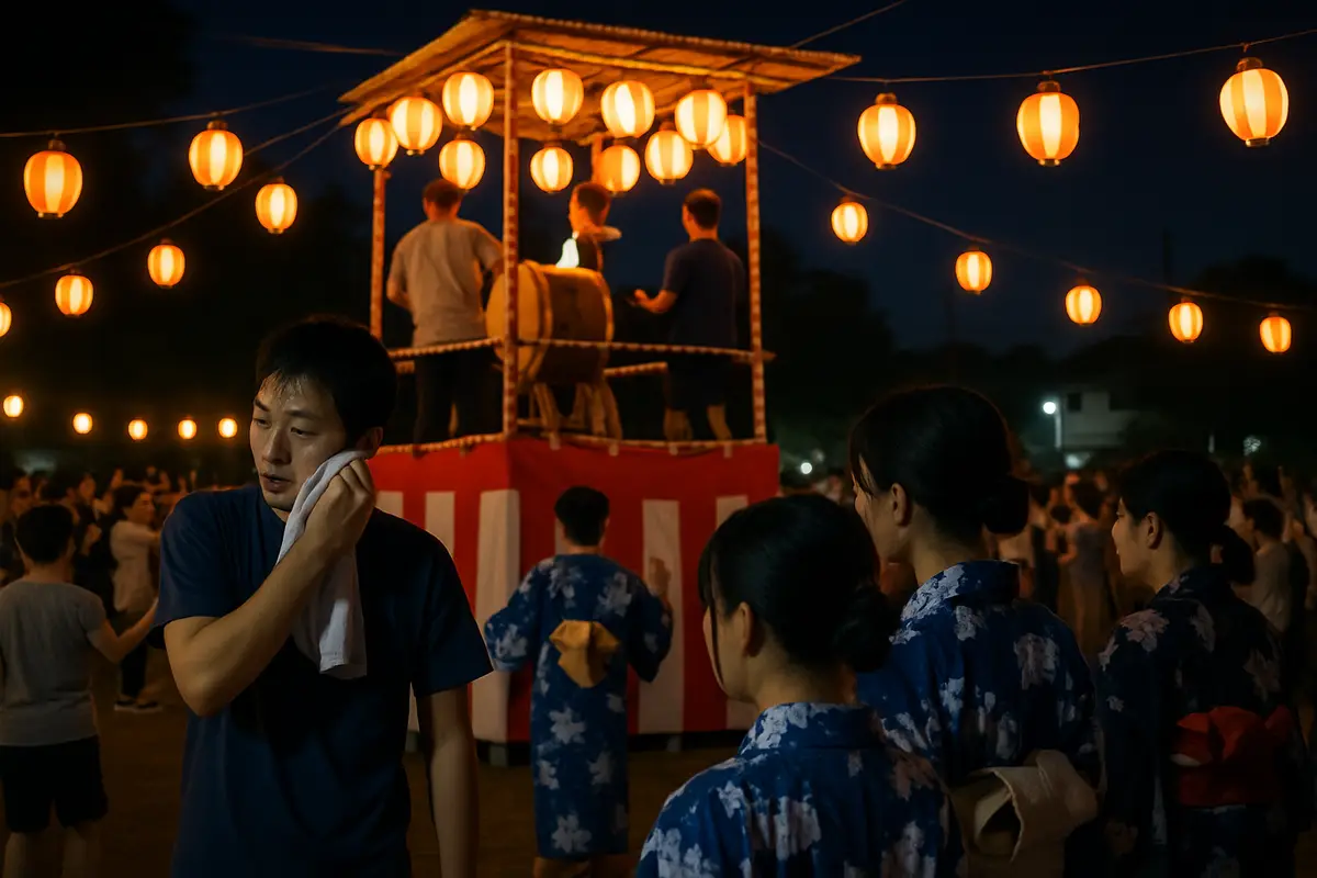 暑さで祭りの時間を夜に変える動き