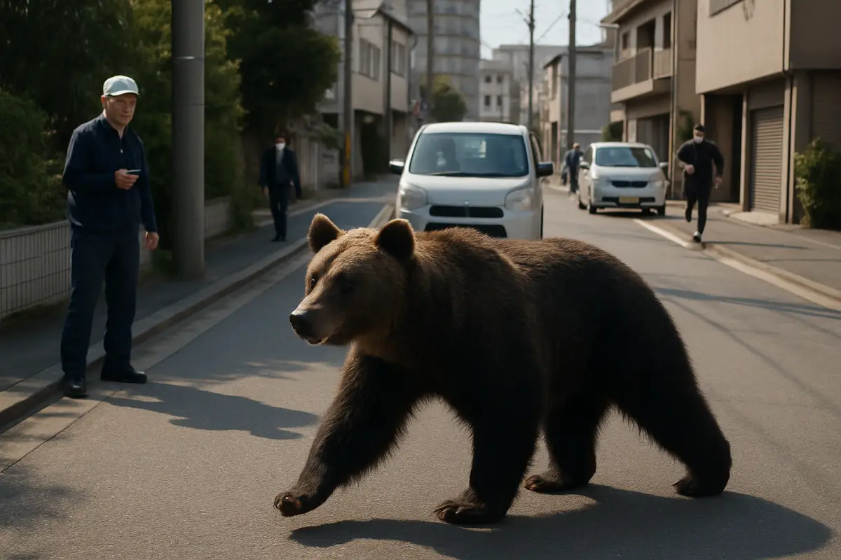 クマが町に出てくる問題が続く